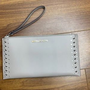 Michael Kors zip clutch